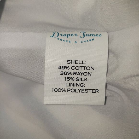 NWT Draper James Sz 10 Blue & White Stripe Midi Dress Sleeveless Modern Classic - Picture 11 of 14